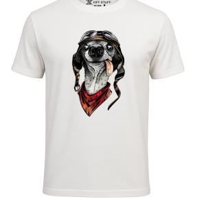 Kiffenuff/Biker dog (White)