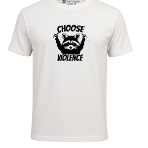 Kiffenuff/Choose violence (white)